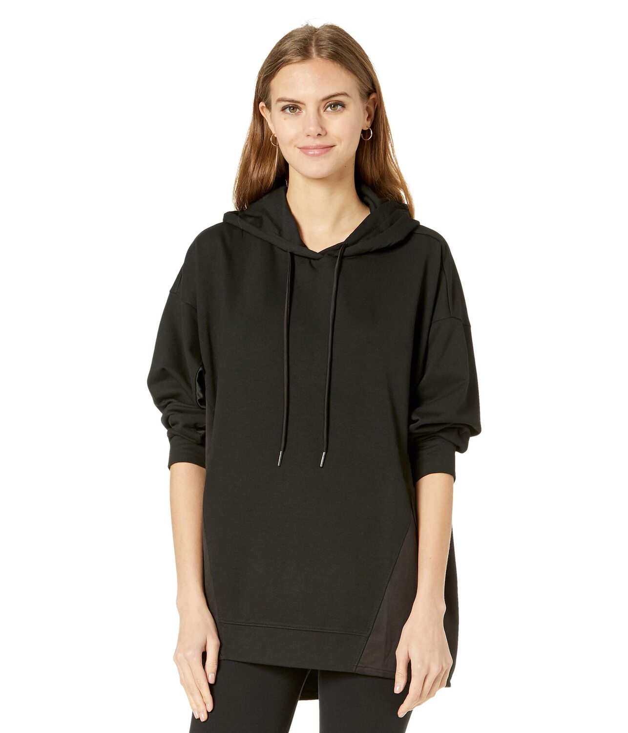 

Худи H Halston, Long Sleeve Swing Back Hooded Pullover