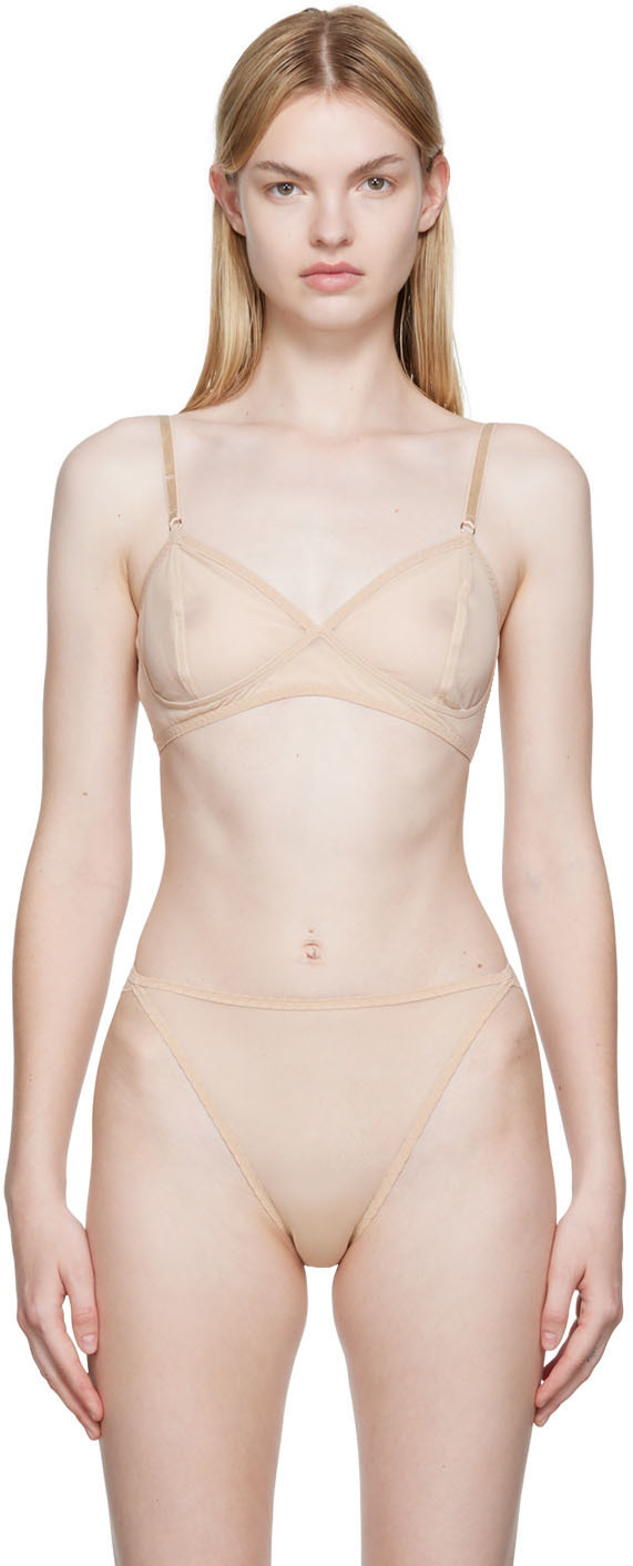 

Бежевый бюстгальтер KYE Intimates