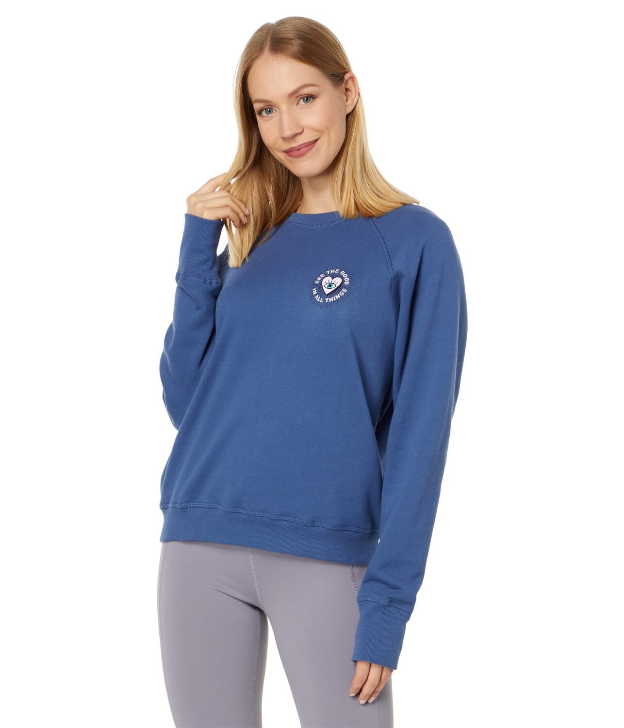 

Пуловер Spiritual Gangster, See The Good Bridget Raglan Pullover