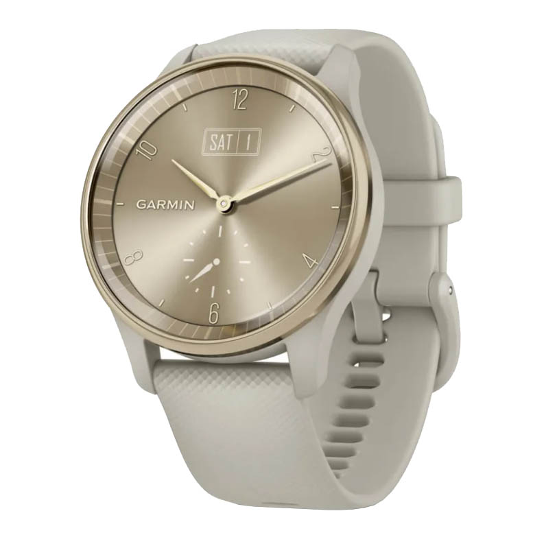 Умные часы Garmin Vivomove Trend, серый/золотой умные часы garmin vivomove trend серебристый серый