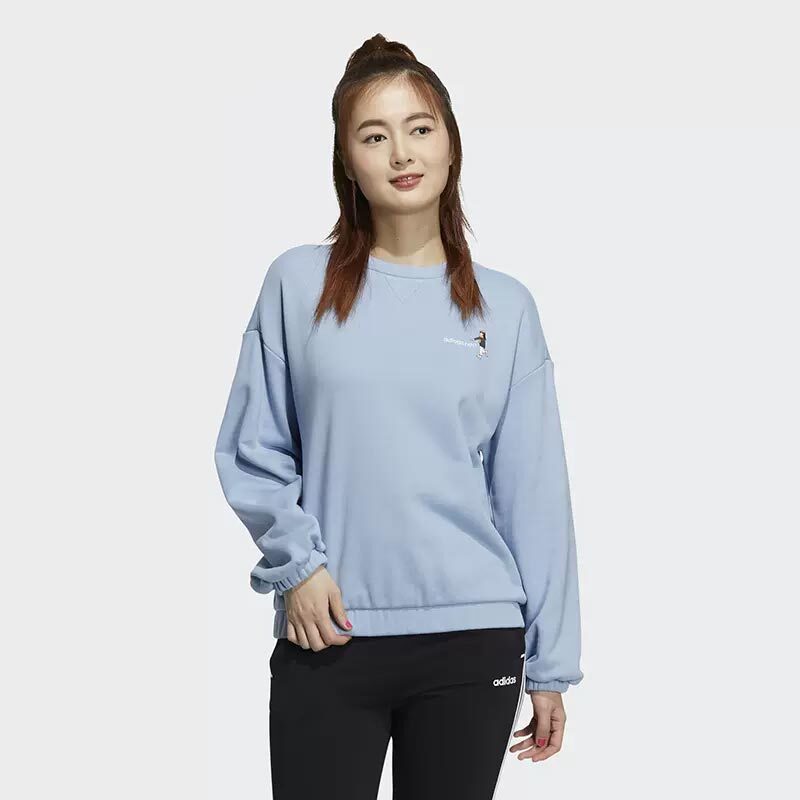 

Свитшот Adidas NEO, светло-голубой, Синий