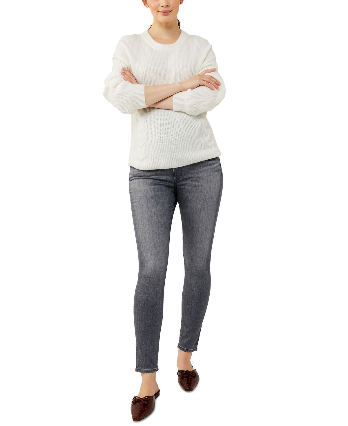 

Джинсы-скинни secret fit belly для беременных AG Jeans, мульти