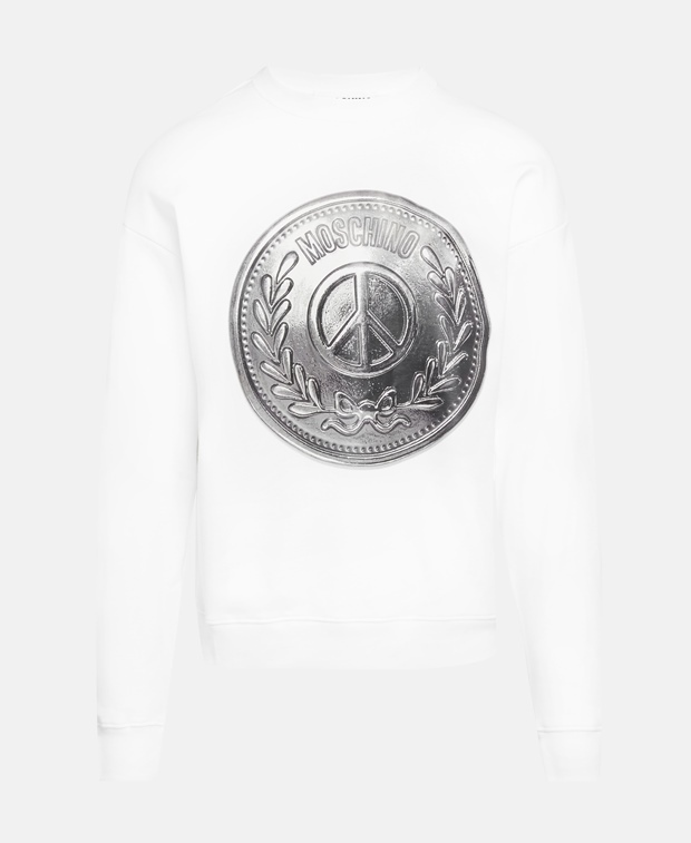 

Толстовка Moschino, цвет Wool White