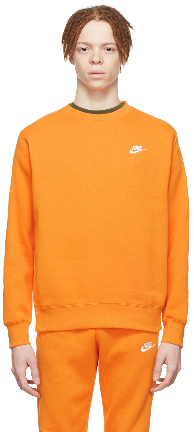 

Оранжевая толстовка Sportswear Club Nike, Оранжевый