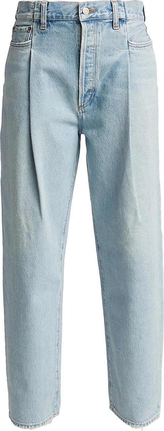 

Джинсы Agolde Dax Tacked Waistband Jean 'Sideline', синий