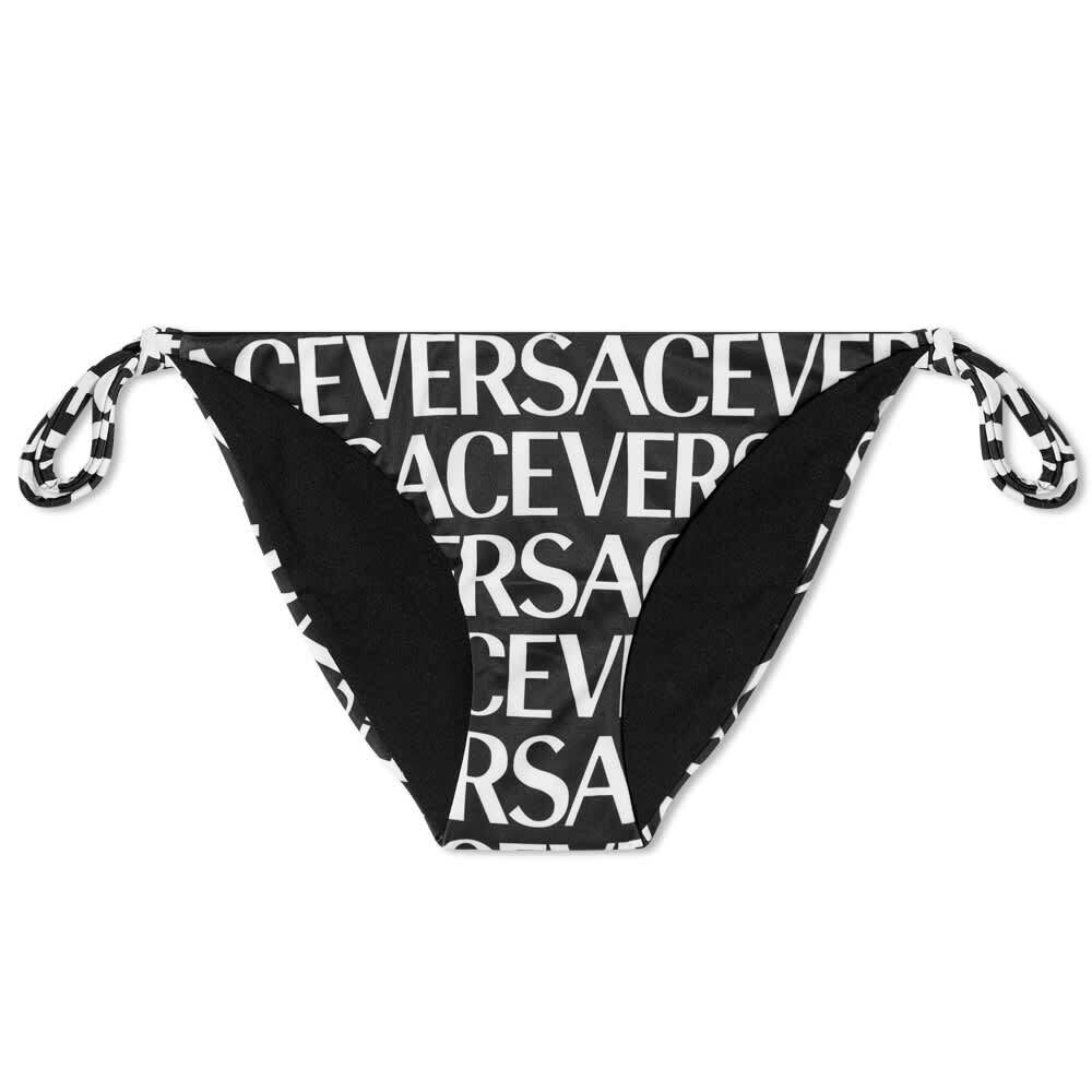 

Плавки бикини с логотипом Versace, Черный