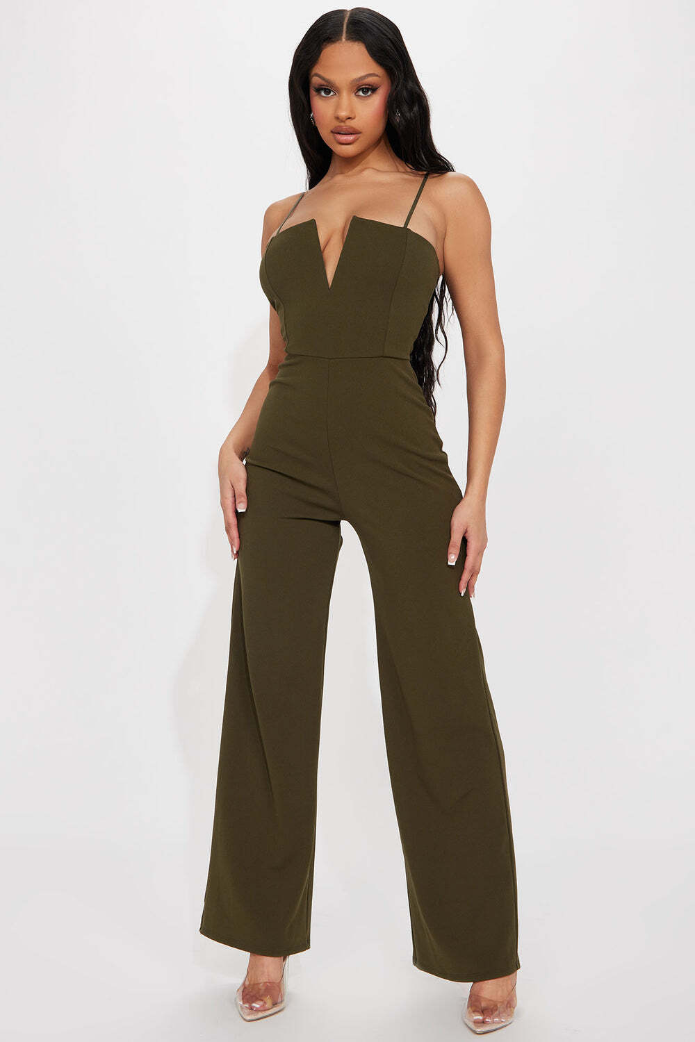 

Комбинезон Fashion Nova KSJ4141, оливковый