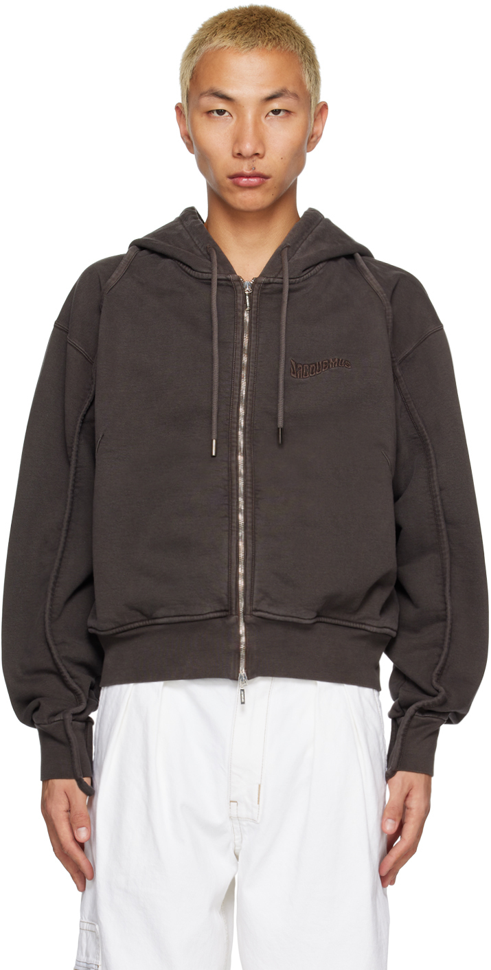 

Коричневое худи 'Le Sweatshirt Camargue' Jacquemus