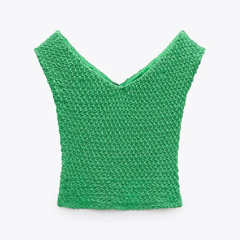 

Футболка Zara Textured, зеленый