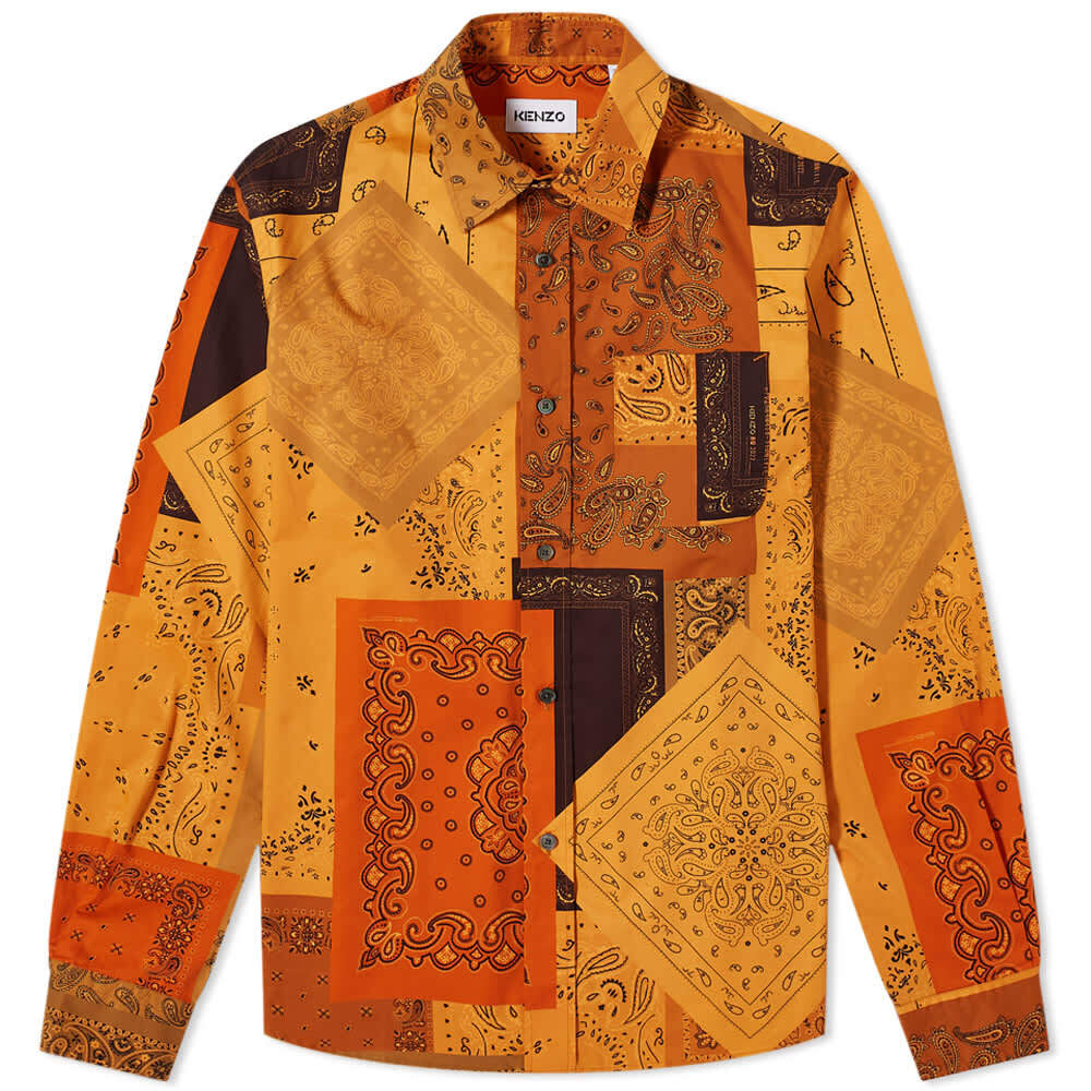 

Рубашка Kenzo Patchwork Bandana Shirt