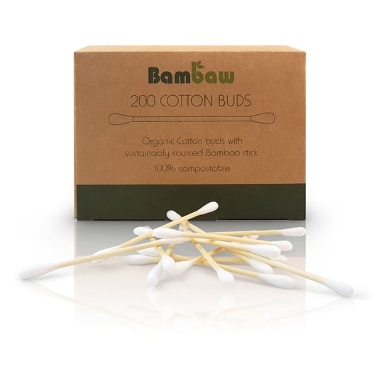 Бамбау, бамбуковые палочки, 200 шт., Bambaw аюрведический очиститель языка bambaw