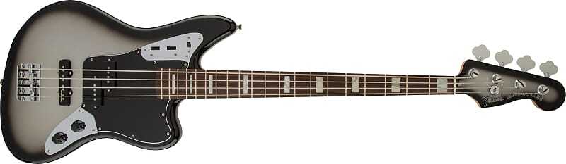 

Бас-гитара Fender Troy Sanders Jaguar, накладка на гриф из палисандра, цвет Silverburst — MX22270041