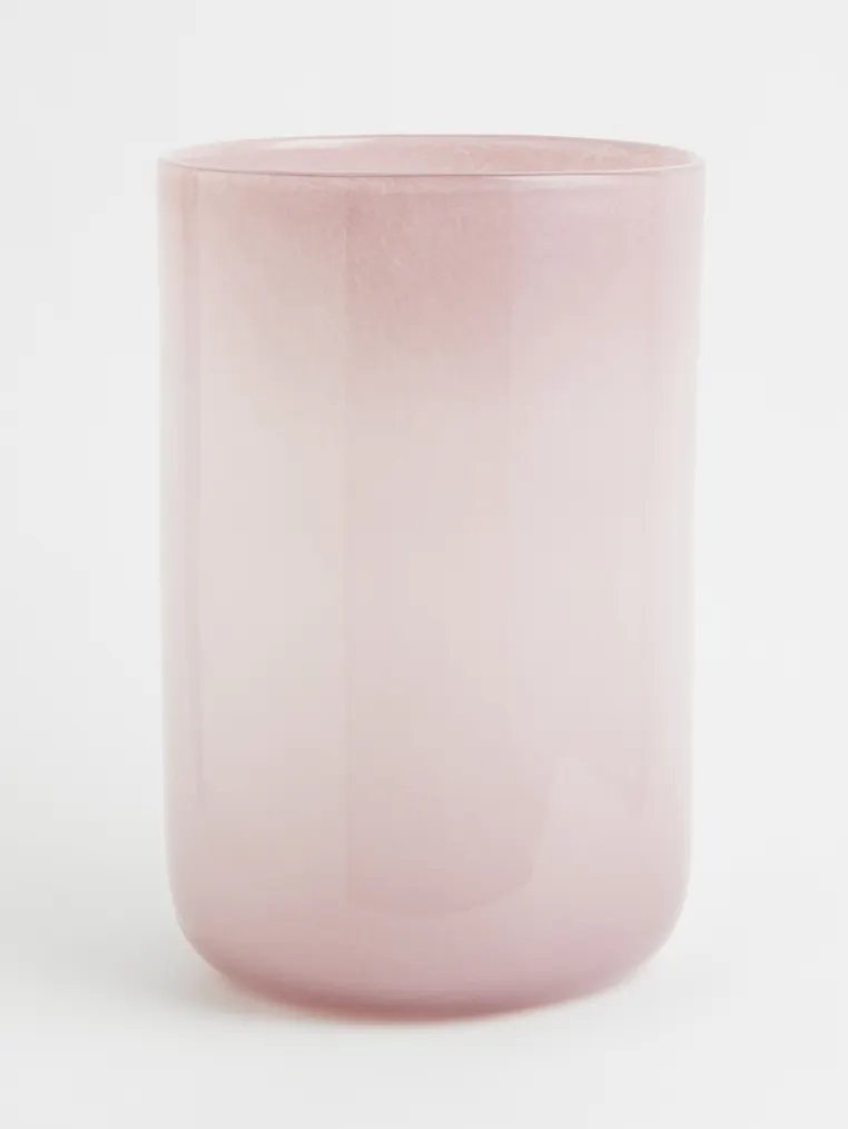 

Ваза H&M Home Large Glass, розовый