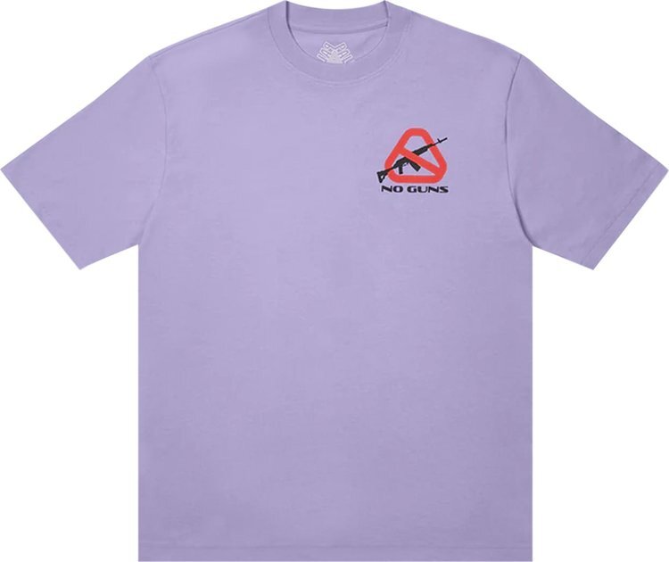 

Футболка Palace Nein Guns T-Shirt 'Violet', фиолетовый