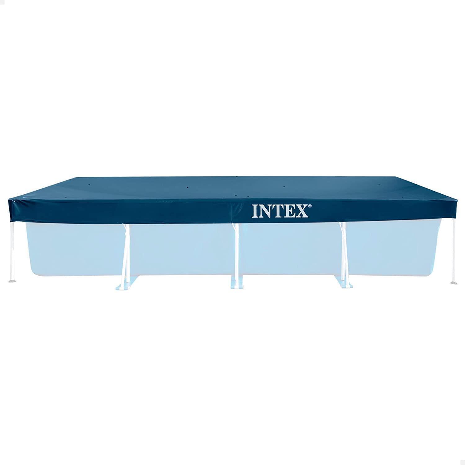 

Прямоугольная рама из брезента Intex 450 x 220 см - 28039, синий