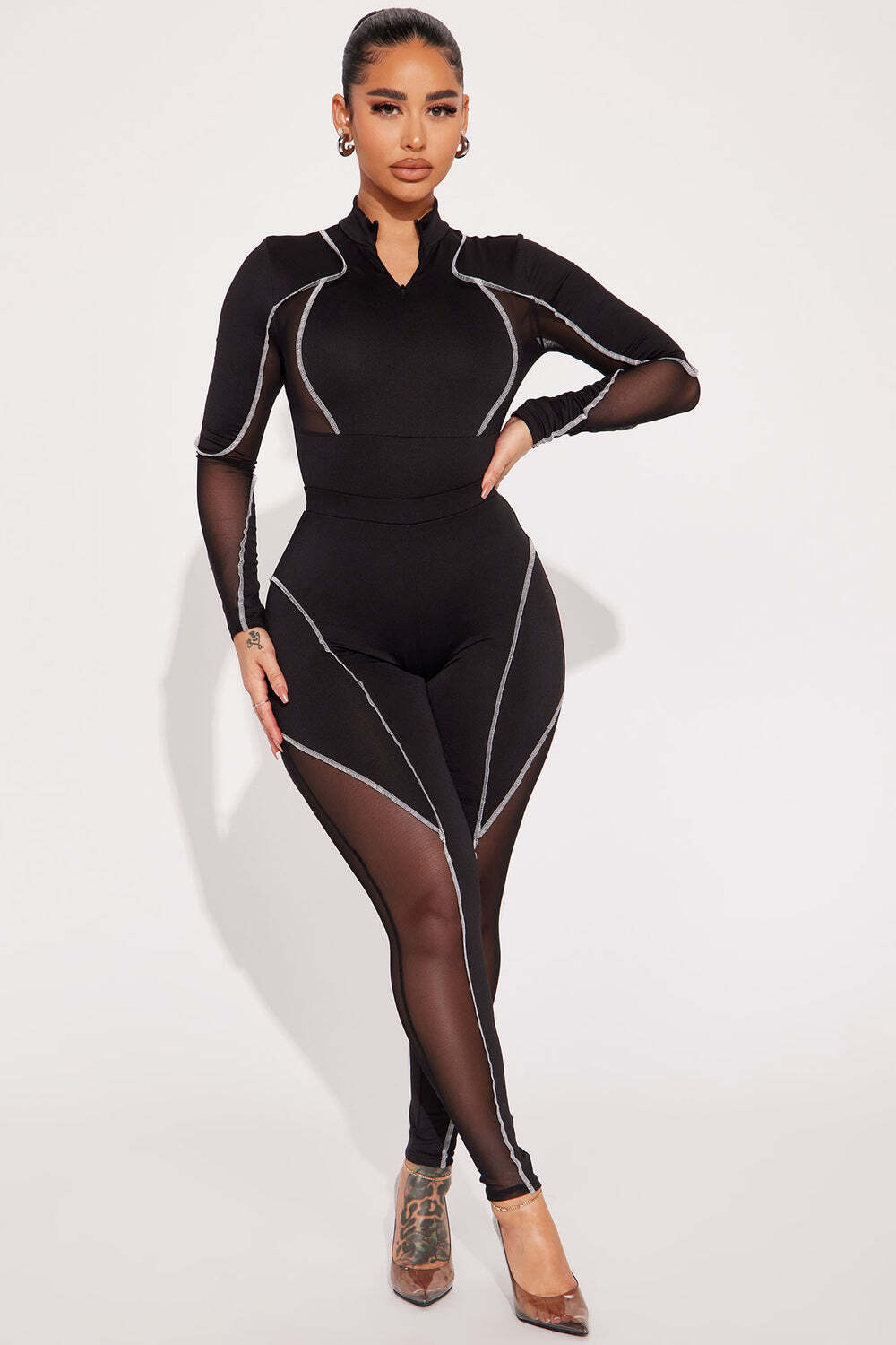 

Леггинсы Fashion Nova EJP2515N, черный