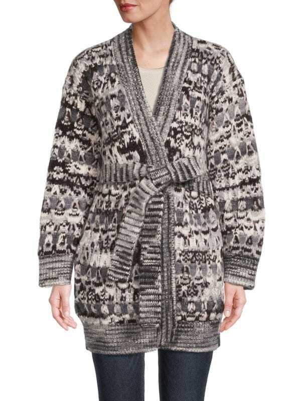 

Свитер Missoni из смесовой шерсти и апласа с узором, мультиколор