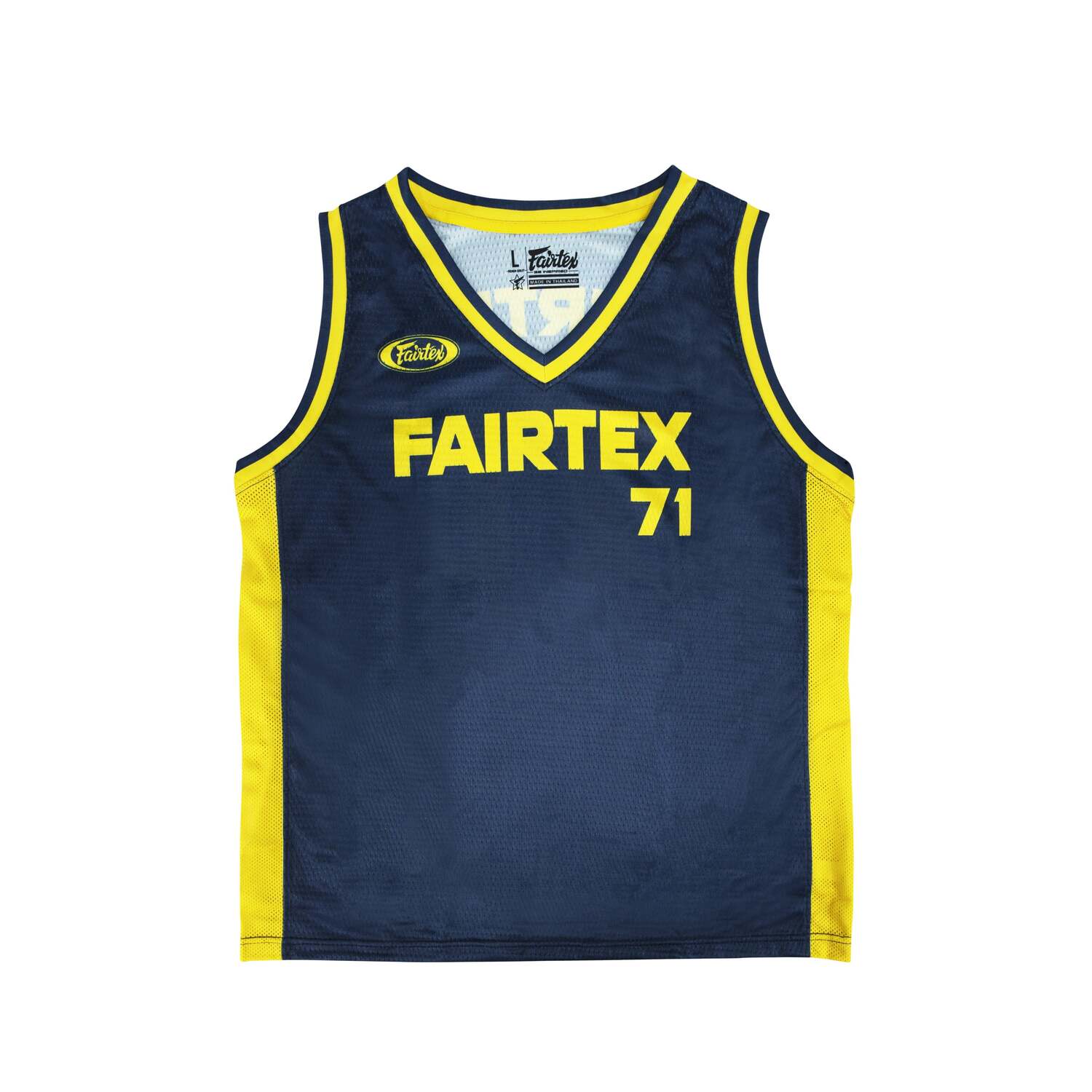 

Баскетбольная майка Fairtex JS27, размер 2XL, черный/желтый
