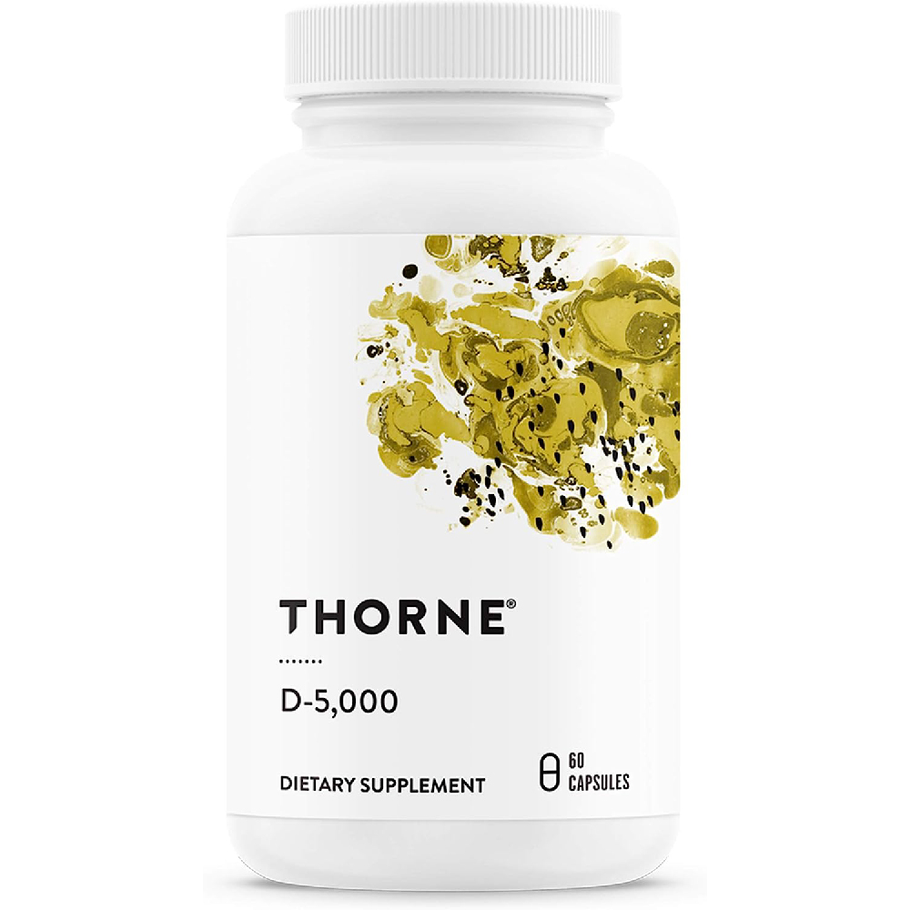 Витамин D3 Thorne Supplement 5000 МЕ, 60 капсул