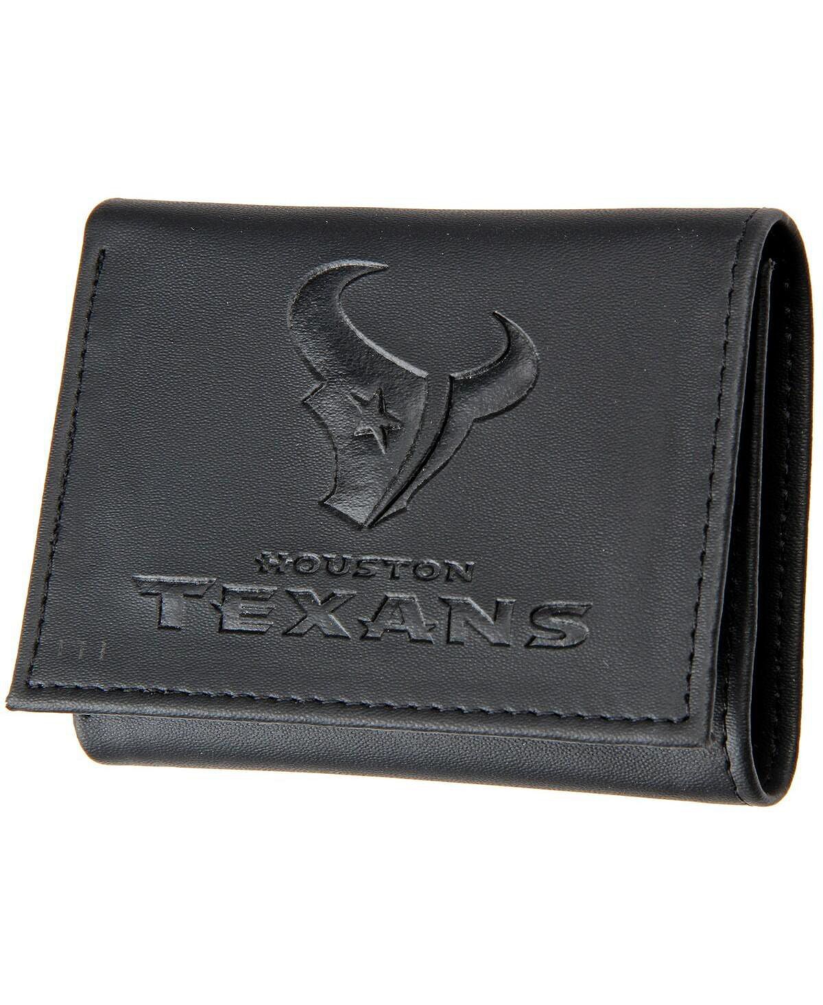 

Мужской черный гибридный тройной кошелек Houston Texans Evergreen Enterprises