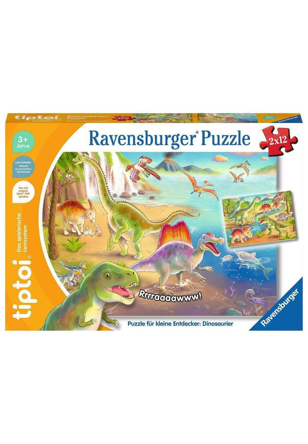 

Пазл TIPTOI FÜR KLEINE ENTDECKER: DINOSAURIER Ravensburger, цвет mehrfarbig