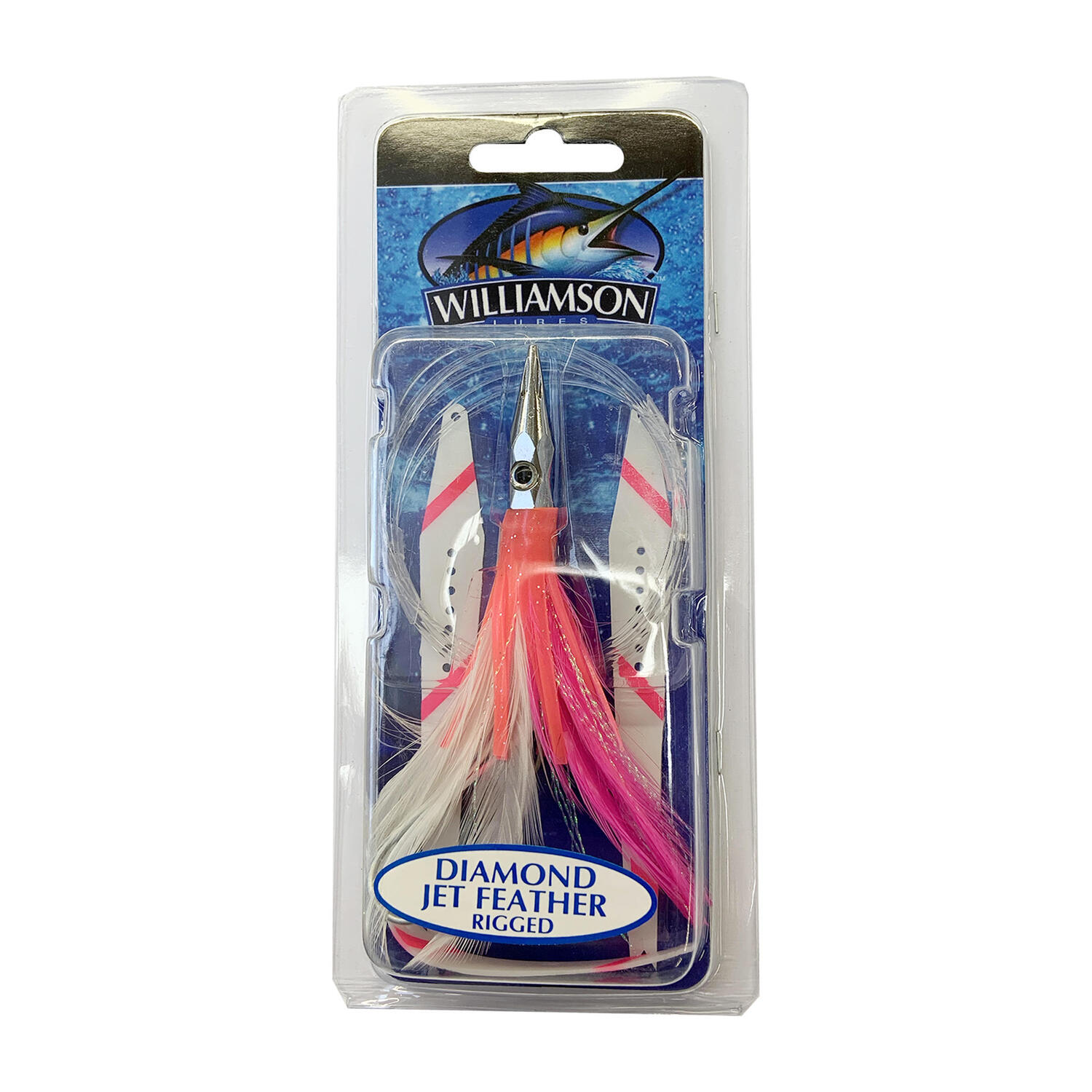 

Diamond Jet Feather 05 розовый, троллинговая приманка WILLIAMSON