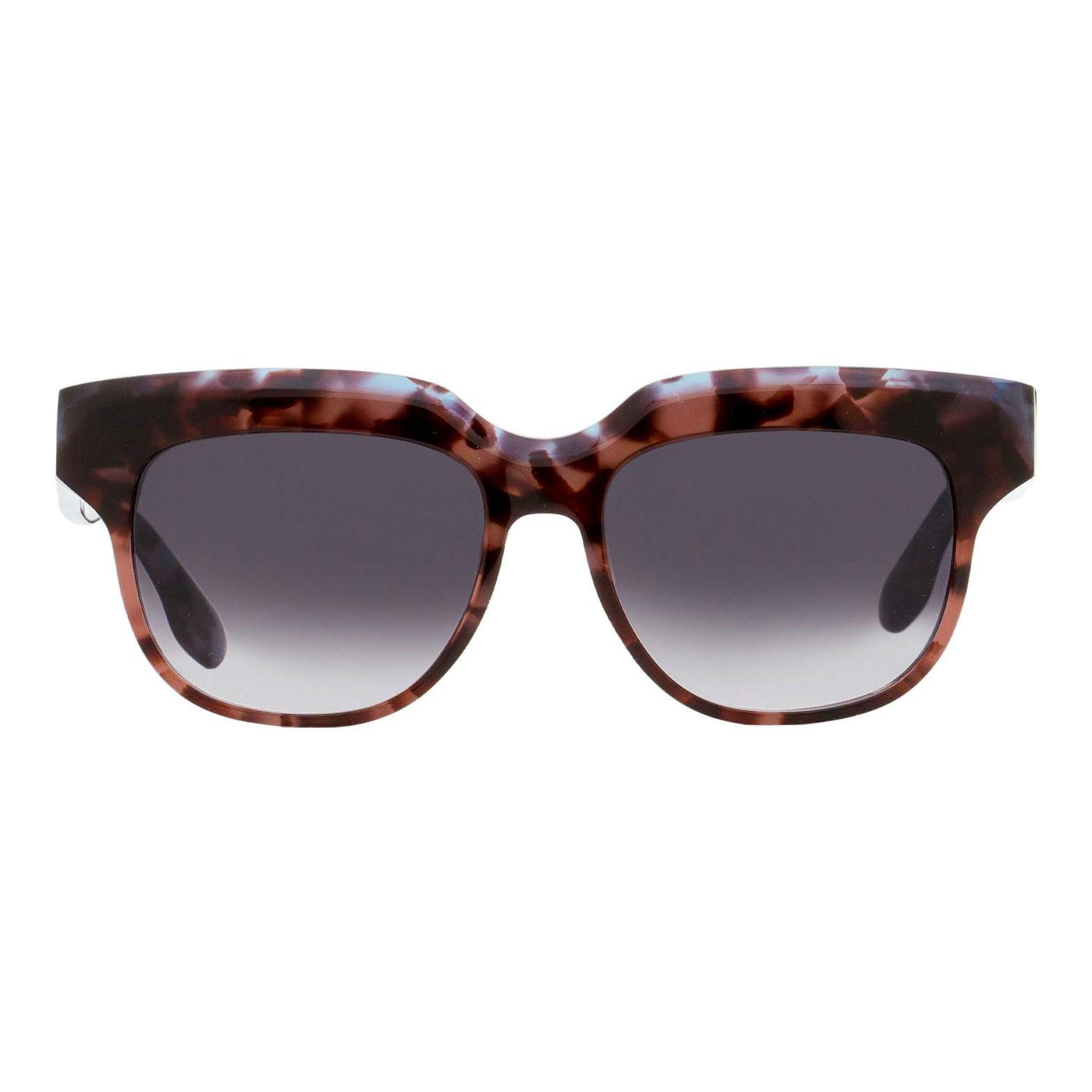 цена Солнцезащитные очки Victoria Beckham Square VB604S, синий/коричневый