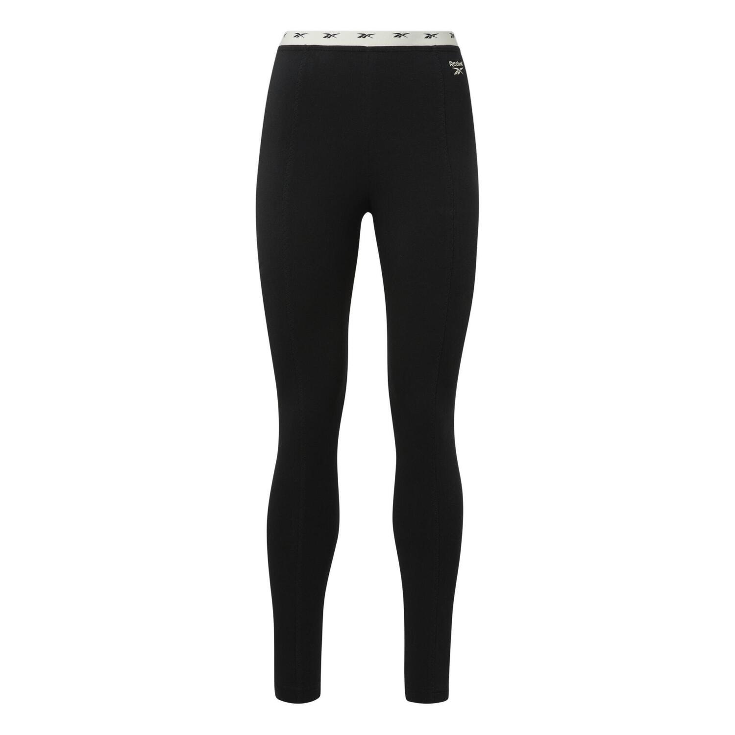 

Хлопковые леггинсы женские Reebok Classics, черный