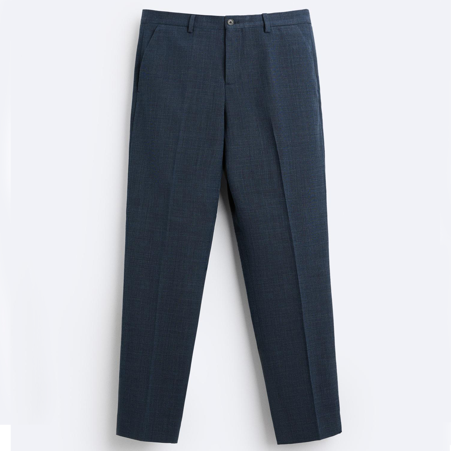 Брюки Zara Textured Suit, синий брюки zara textured коричневый
