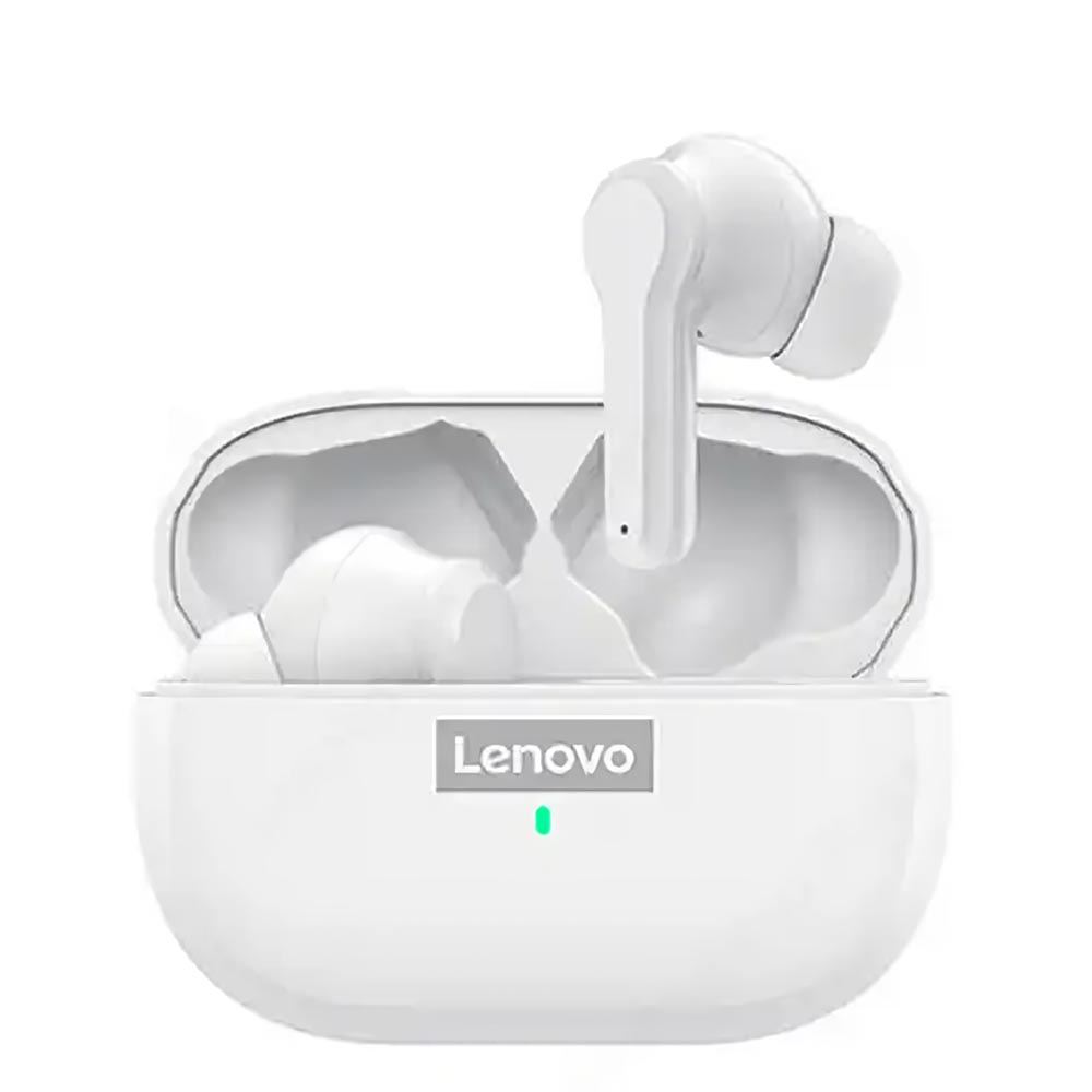 цена Беспроводные наушники Lenovo LP1S (CN), белый