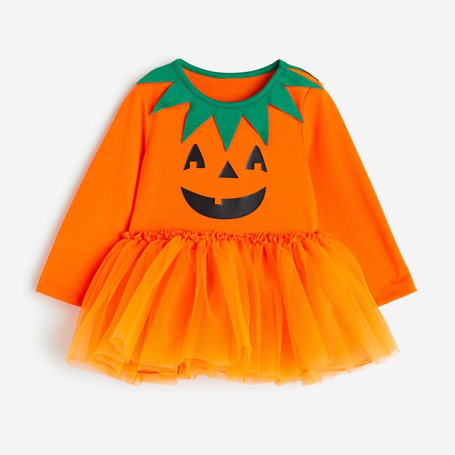 Карнавальное платье H&M Pumpkin, оранжевый/зеленый/черный