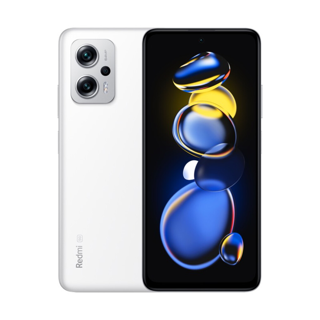 Смартфон Xiaomi Redmi Note11T Pro 5G 6ГБ/128ГБ (2x Nano-SIM), белый - фото