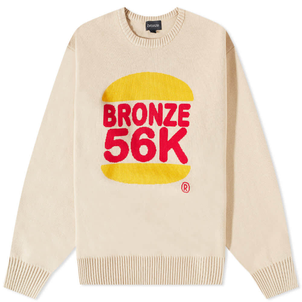 

Джемпер Bronze 56K Burger Crew Knit, Серый