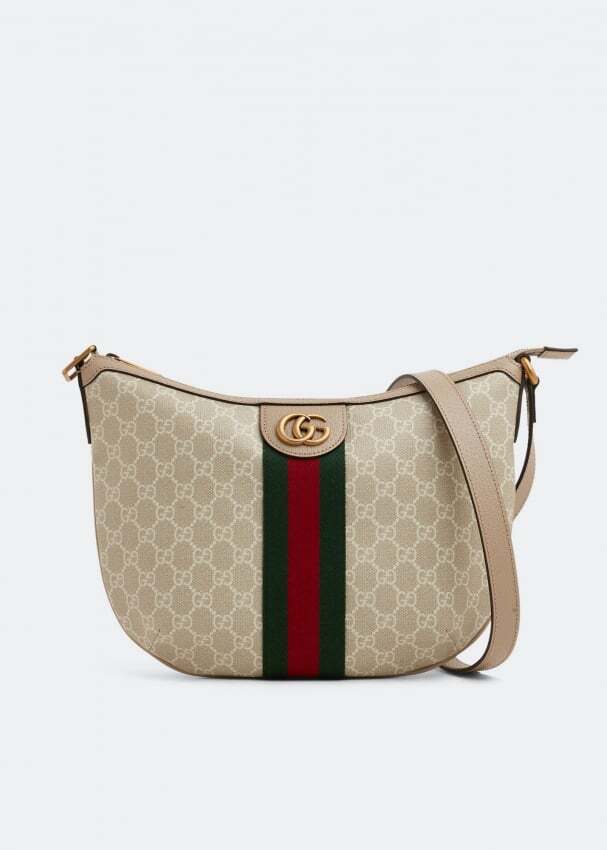 Сумка GUCCI Ophidia GG shoulder bag, бежевый сумка gucci padlock mini shoulder bag бежевый