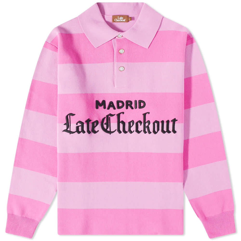 

Футболка Late Checkout Rugby Polo, Розовый