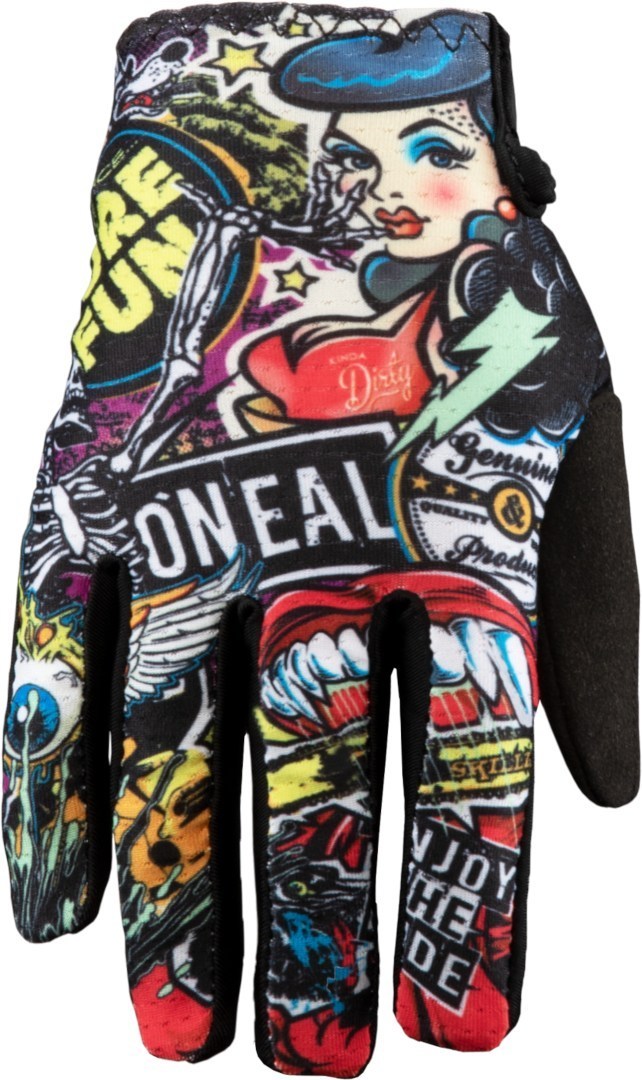Перчатки Oneal Matrix Crank 2 молодежные для мотокросса, мультиколор перчатки военпро мультиколор