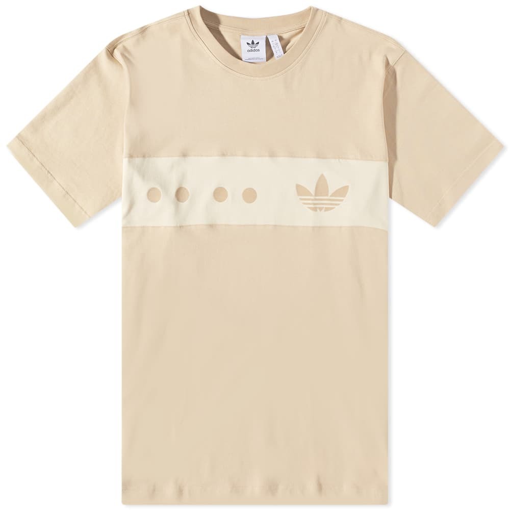 

Футболка Adidas RYV City, бежевый, Серый