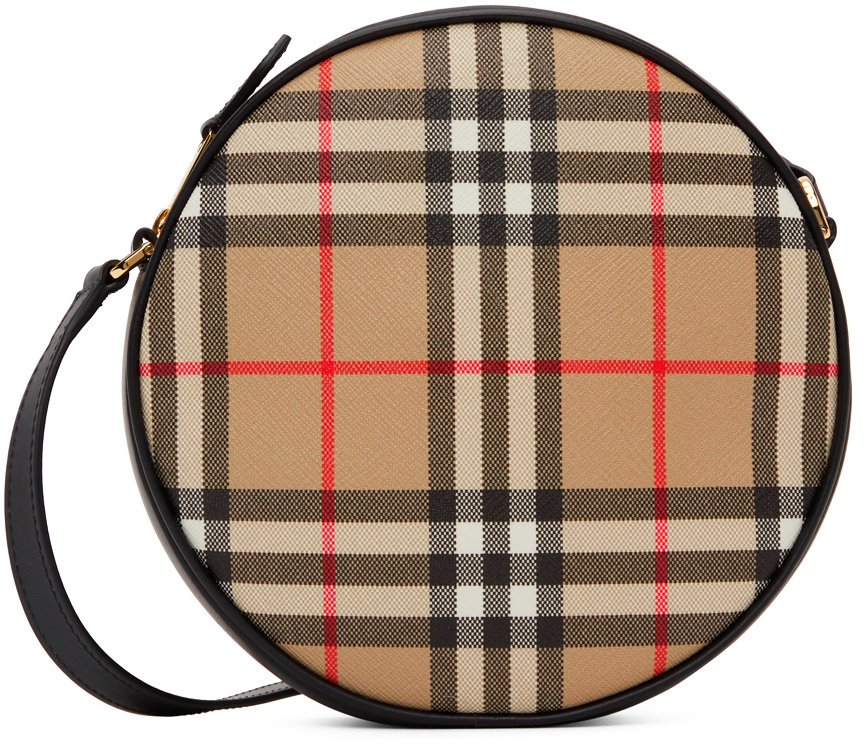

Бежевая сумка через плечо Louise в винтажную клетку Burberry