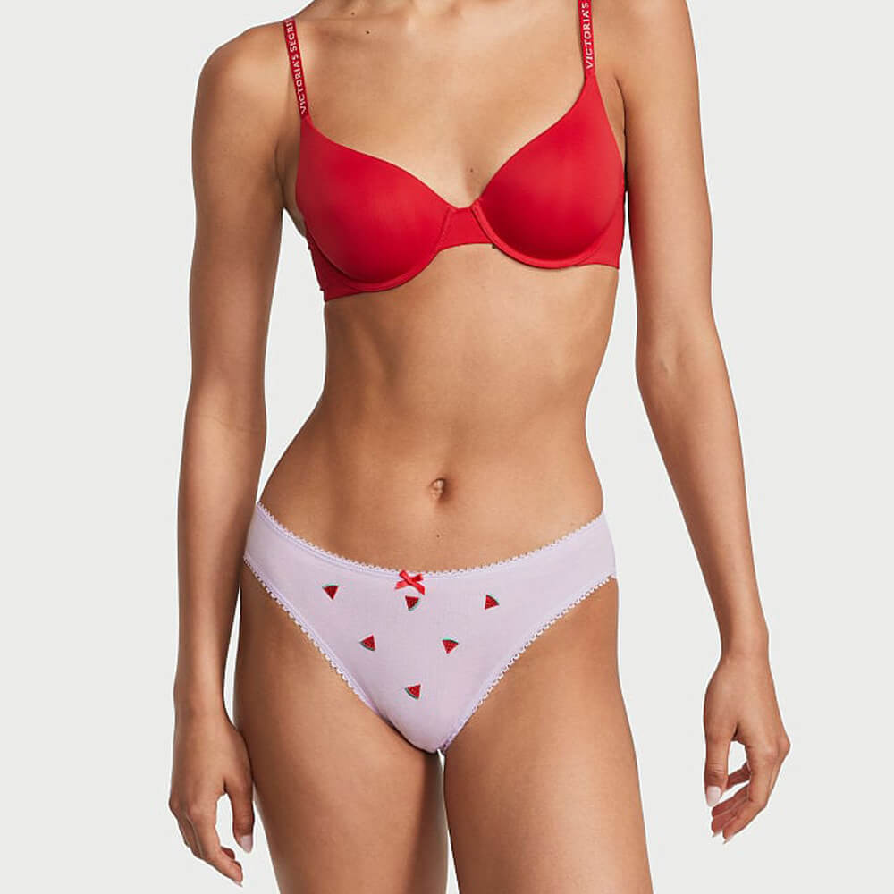 

Трусики-бикини Victoria's Secret Stretch Cotton, сиреневый