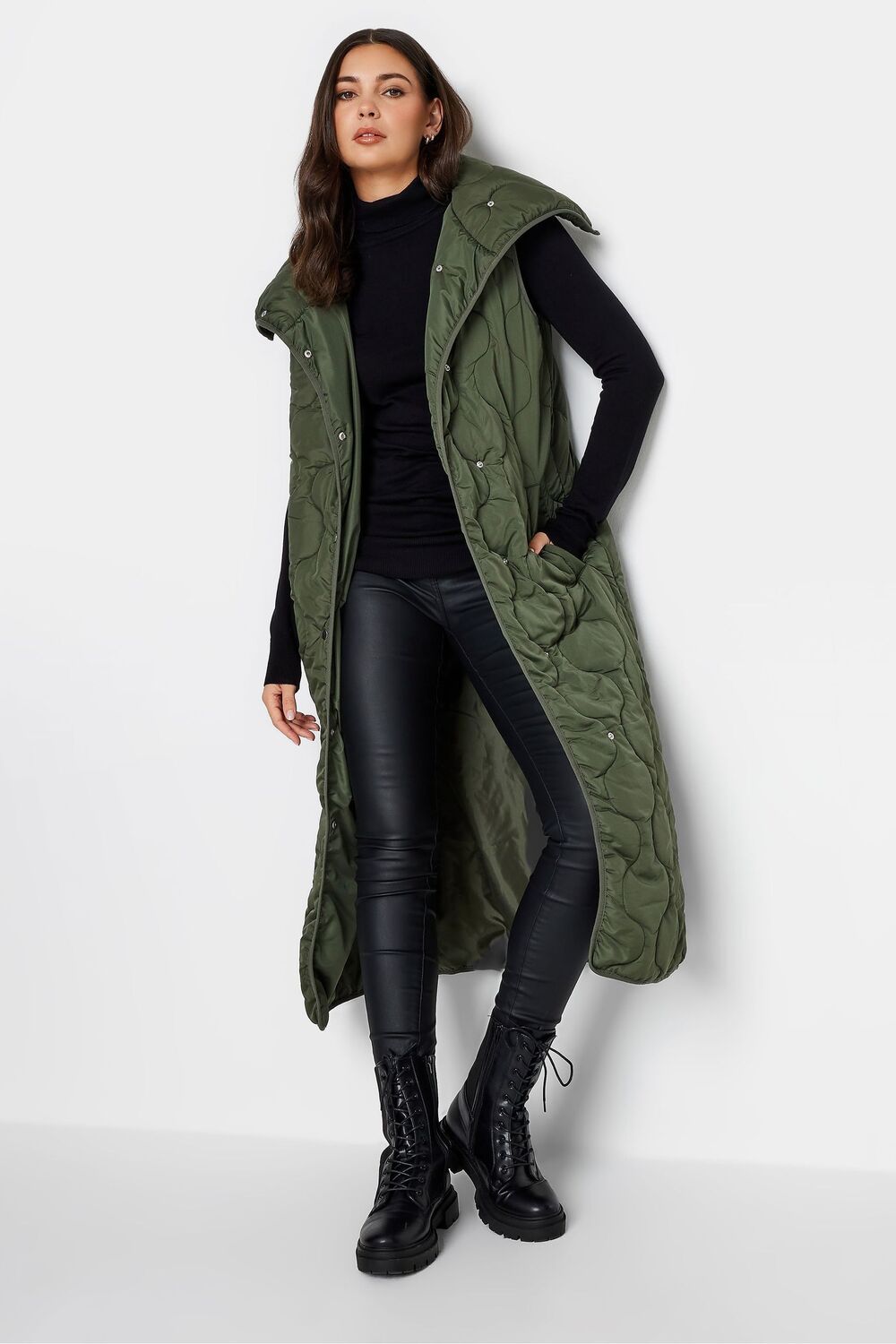

Лук стеганый без рукавов Long Tall Sally, зеленый