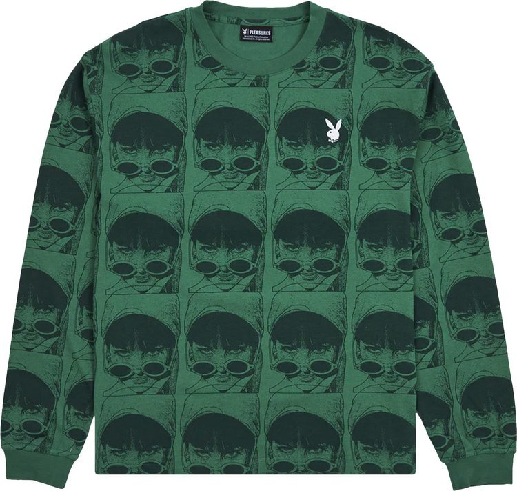 

Лонгслив Pleasures x Playboy Playmate Heavyweight Long-Sleeve 'Green', зеленый