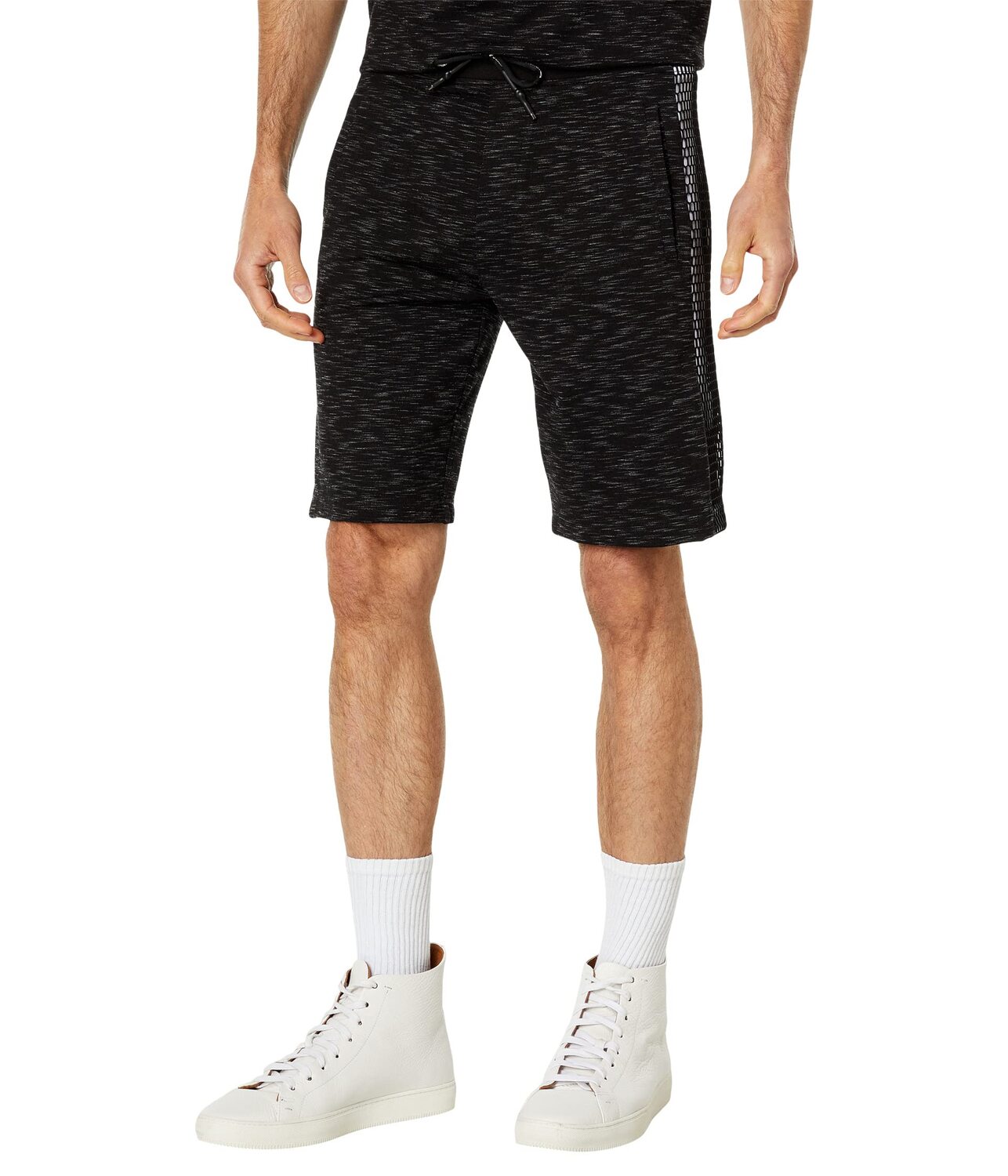 

Шорты Karl Lagerfeld Paris, Contrast Fabric Shorts with Mesh