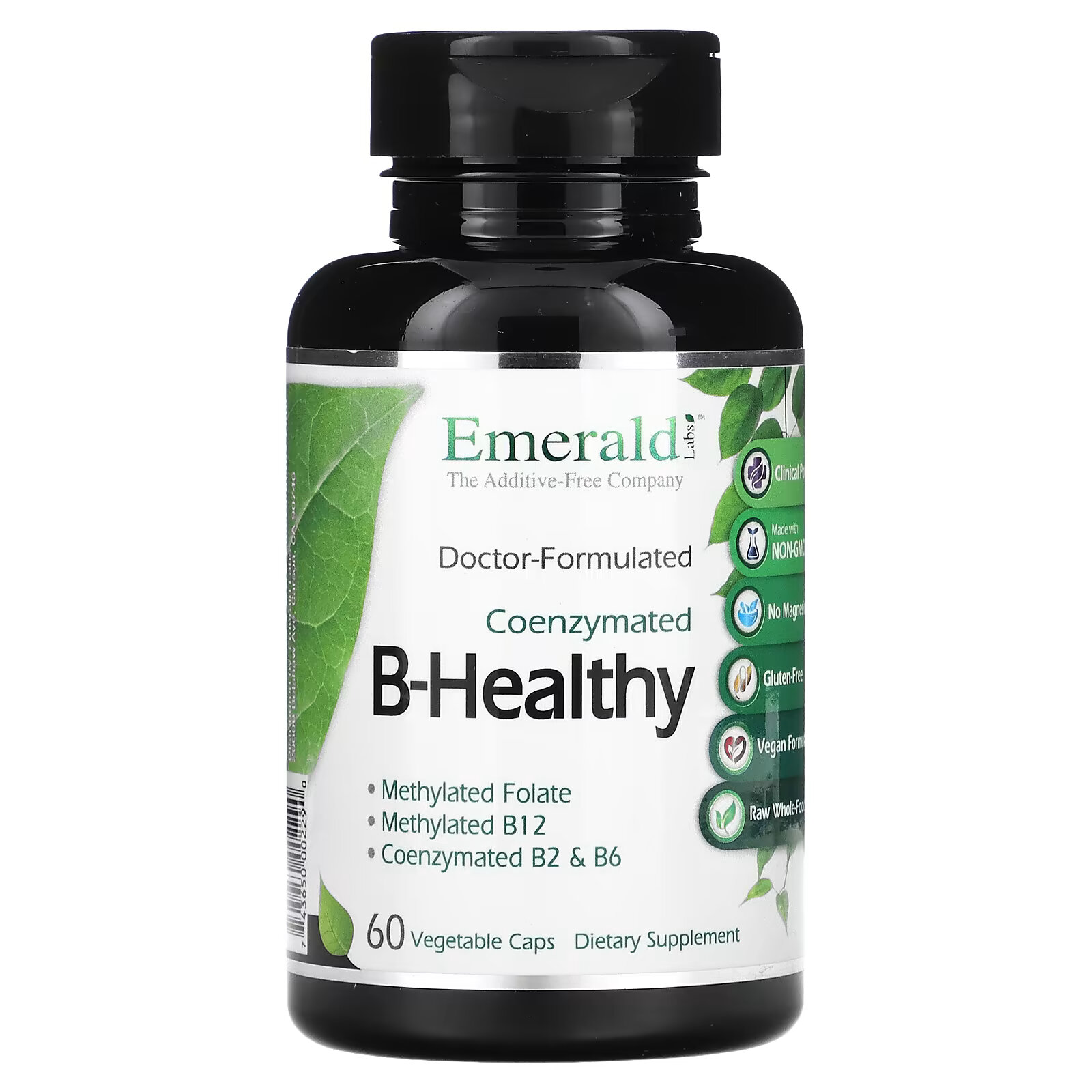 Emerald Laboratories, B-Healthy, 60 вегетарианских капсул мультивитаминный комплекс для мужчин старше 45 лет emerald laboratories 60 вегетарианских капсул