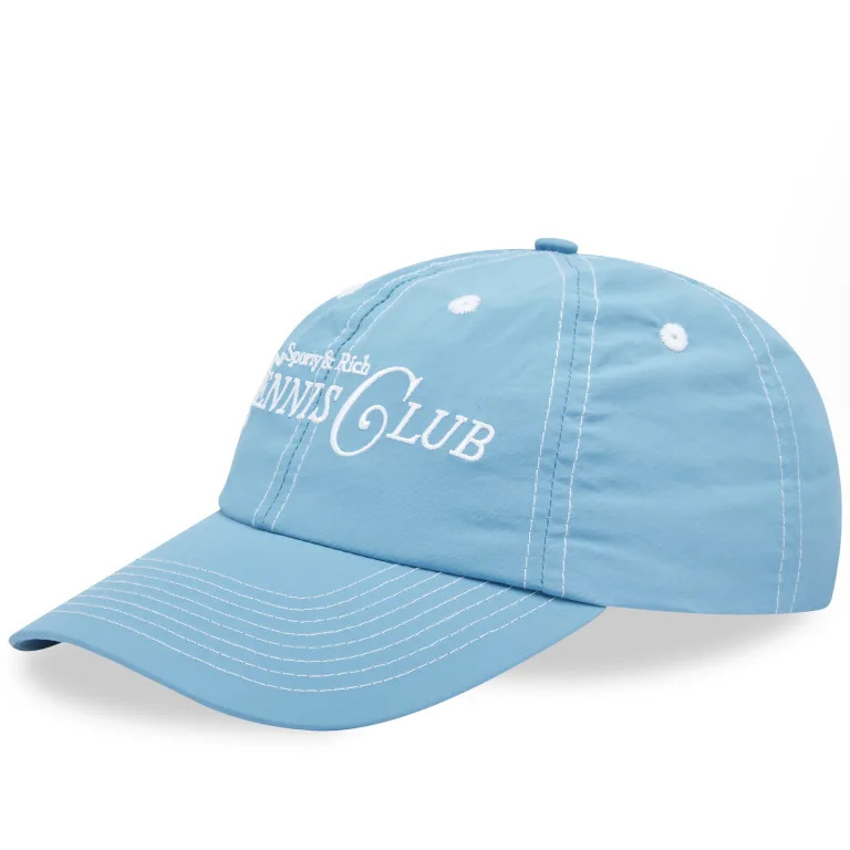 

Бейсболка Sporty & Rich Rizzoli Tennis Nylon, синий