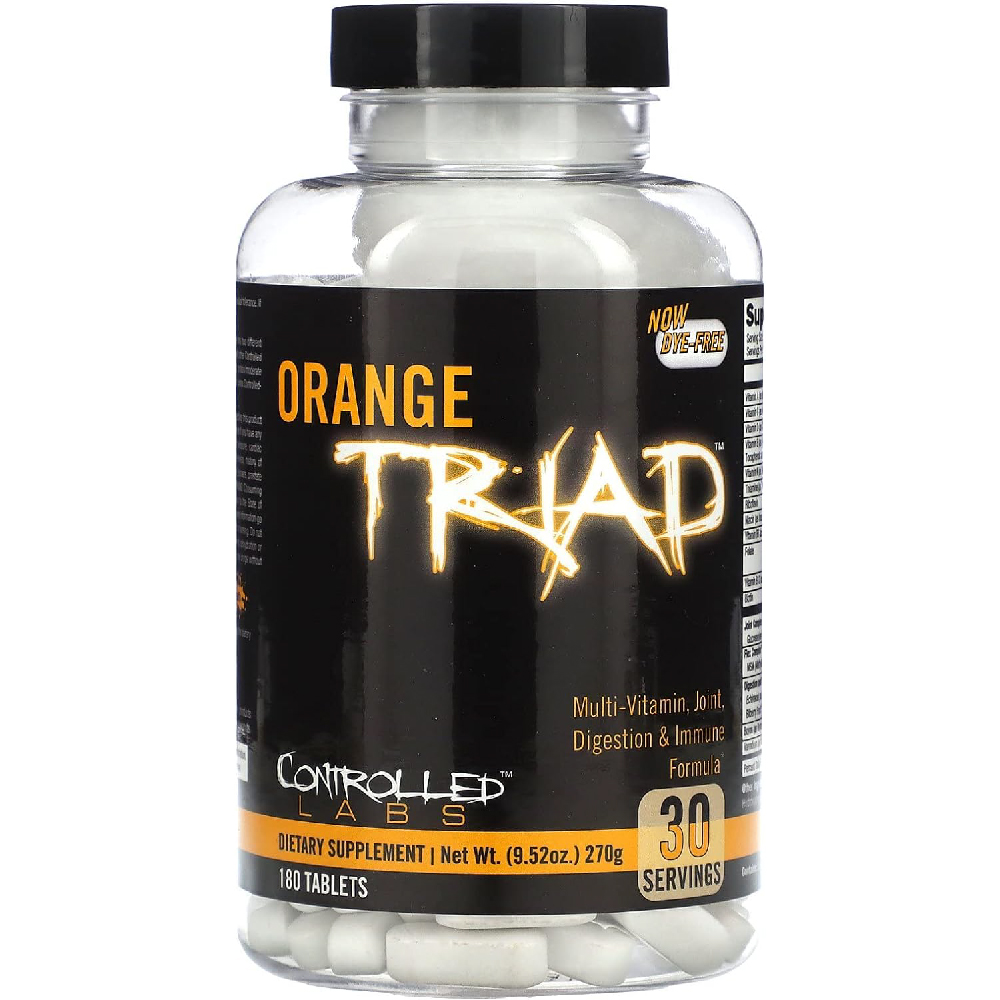 Мультивитамин Controlled Labs Orange Triad Daily Multivitamin, 30 капсул