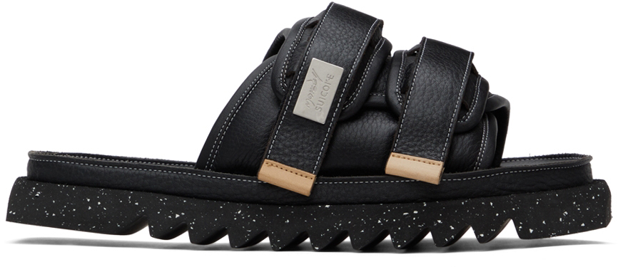 

Черные мотосандалии Suicoke Edition Marsèll