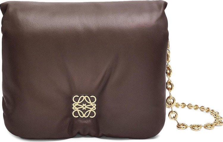 

Сумка Loewe Goya Puffer Bag Dark Chocolate, коричневый