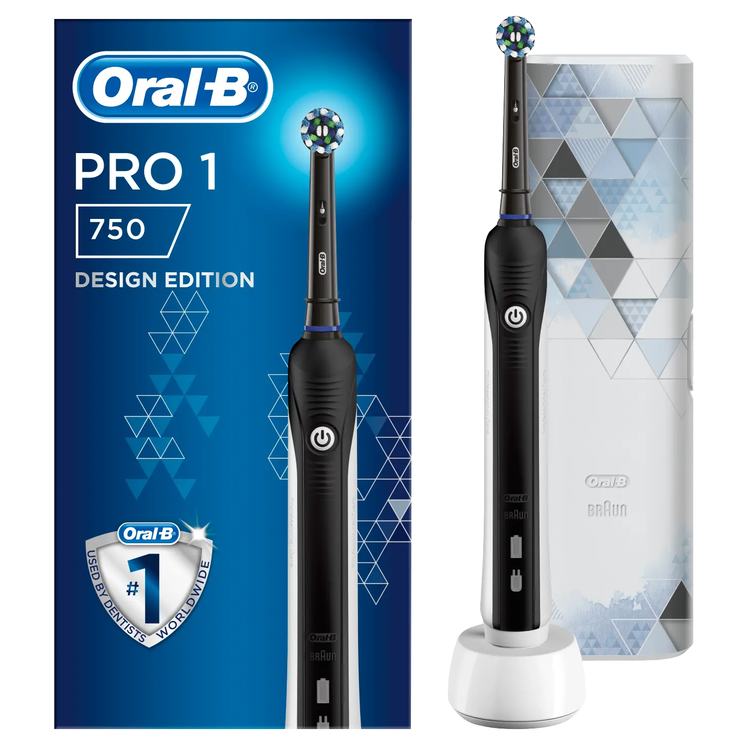 

Oral-B Cross Action Black электрическая зубная щетка, 1 упаковка