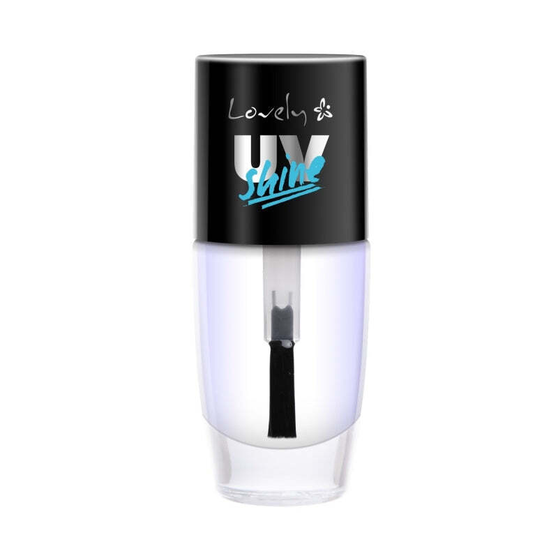 

Lovely Лак для ногтей UV Shine Fluo Top Coat сияющий под УФ лампой 8мл