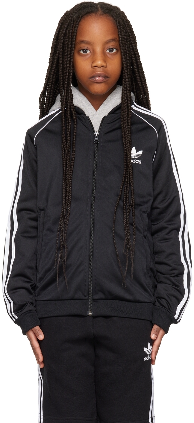 

Детская спортивная куртка Adicolor SST Big Kids черного цвета adidas Kids